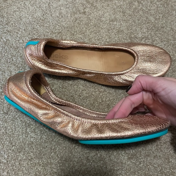 Rose Gold Glam Tieks - size 7 - Picture 2 of 5